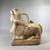Etruscan. <em>Vessel in the Form of a Female Sphinx</em>, 2nd to 1st century B.C.E. Clay, slip, 7 1/2 × 3 7/8 × 6 7/8 in. (19 × 9.8 × 17.5 cm). Brooklyn Museum, Charles Edwin Wilbour Fund, 70.58. Creative Commons-BY (Photo: Brooklyn Museum, CUR.70.58_view04.jpg)