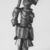 Asante. <em>Figure of a Warrior</em>, late 19th-early 20th century. Bronze, 3 1/2 × 1 1/4 × 1 3/8 in. (8.9 × 3.2 × 3.5 cm). Brooklyn Museum, Gift of Merton D. Simpson to the Jennie Simpson Educational Collection of African Art, 70.73.5. Creative Commons-BY (Photo: Brooklyn Museum, CUR.70.73.5_print_bw.jpg)