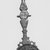 Coptic. <em>Spoon</em>, 5th-7th century C.E. Bronze, 1 5/8 x 6 1/2 in. (4.1 x 16.5 cm). Brooklyn Museum, Charles Edwin Wilbour Fund, 70.90.1. Creative Commons-BY (Photo: Brooklyn Museum, CUR.70.90.1_print_negB_bw.jpg)