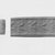 Ancient Near Eastern. <em>Cylinder Seal</em>, 7th-6th century B.C.E. Quartzite, 7/8 x Diam. 3/8 in. (2.2 x 1 cm). Brooklyn Museum, Twentieth-Century Fox Fund, 71.115.3. Creative Commons-BY (Photo: Brooklyn Museum, CUR.71.115.3_NegB_print_bw.jpg)