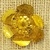 Greek. <em>Rosette with Six Petals</em>, late 4th century B.C.E. Gold, 3/16 x 1/2 in. (0.4 x 1.3 cm). Brooklyn Museum, Gift of Mr. and Mrs. Thomas S. Brush, 71.79.115. Creative Commons-BY (Photo: Brooklyn Museum, CUR.71.79.115_overall.jpg)