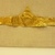 Greek. <em>Diadem of the Pediment Type: Left End</em>, late 4th century B.C.E. Gold, 7/8 x 3 1/4 in. (2.3 x 8.3 cm). Brooklyn Museum, Gift of Mr. and Mrs. Thomas S. Brush, 71.79.117a. Creative Commons-BY (Photo: Brooklyn Museum, CUR.71.79.117a-c_detail01.jpg)