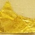 Greek. <em>Diadem of the Pediment Type: Right End</em>, late 4th century B.C.E. Gold, 3/4 x 2 7/8 in. (1.9 x 7.3 cm). Brooklyn Museum, Gift of Mr. and Mrs. Thomas S. Brush, 71.79.117c. Creative Commons-BY (Photo: Brooklyn Museum, CUR.71.79.117b-c_overall01.jpg)