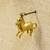 Greek. <em>Small Charm in Form of Galloping Donkey</em>, late 4th century B.C.E. Gold, 5/8 x 3/16 x 9/16 in. (1.6 x 0.5 x 1.5 cm). Brooklyn Museum, Gift of Mr. and Mrs. Thomas S. Brush, 71.79.14. Creative Commons-BY (Photo: Brooklyn Museum, CUR.71.79.14_threequarter.jpg)