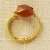 Greek. <em>Hoop Ring with Bead</em>, late 4th century B.C.E. Gold, carnelian, 13/16 x 3/4 in. (2.1 x 1.9 cm). Brooklyn Museum, Gift of Mr. and Mrs. Thomas S. Brush, 71.79.19. Creative Commons-BY (Photo: Brooklyn Museum, CUR.71.79.19_overall01.jpg)