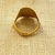 Greek. <em>Ring with Flattened Bezel</em>, late 4th century B.C.E. Gold, 9/16 x 9/16 in. (1.5 x 1.4 cm). Brooklyn Museum, Gift of Mr. and Mrs. Thomas S. Brush, 71.79.21. Creative Commons-BY (Photo: Brooklyn Museum, CUR.71.79.21_back.jpg)