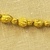 Greek. <em>Melon Shaped Bead Pierced Lengthwised with Plain Rim</em>, late 4th century B.C.E. Gold, 3/16 x 1/4 in. (0.5 x 0.6 cm). Brooklyn Museum, Gift of Mr. and Mrs. Thomas S. Brush, 71.79.73. Creative Commons-BY (Photo: Brooklyn Museum, CUR.71.79.56-.76_detail04.jpg)