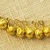 Hellenistic. <em>Hollow Bead</em>, late 4th century B.C.E. Gold, 3/8 x 3/16 in. (1 x 0.5 cm). Brooklyn Museum, Gift of Mr. and Mrs. Thomas S. Brush, 71.79.92. Creative Commons-BY (Photo: Brooklyn Museum, CUR.71.79.77-.94_detail01.jpg)