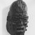 Widekum. <em>Nchibe Skin-covered Domed Face Mask</em>, early 20th century. Animal skin, wood, hair, metal, 14 3/4 x 9 x 8 in. (37.5 x 22.8 x 20.3 cm). Brooklyn Museum, Gift of Gaston T. de Havenon, 73.179.7. Creative Commons-BY (Photo: Brooklyn Museum, CUR.73.179.7_print_bw.jpg)