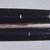  <em>Two Fingers Amulet</em>, 332-30 B.C.E. Obsidian, 3/8 x 7/8 x 3 1/4 in. (1 x 2.2 x 8.3 cm). Brooklyn Museum, Charles Edwin Wilbour Fund, 74.158. Creative Commons-BY (Photo: Brooklyn Museum, CUR.74.158_view2.jpg)