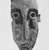 Fang. <em>Mask with Asymmetrical Face (Ekekek)</em>, late 19th-early 20th century. Wood, 22 1/2 x 9 1/2 x 11 1/2 in. (57.2 x 24.1 x 29.4 cm). Brooklyn Museum, Gift of Mr. and Mrs. Gordon Douglas, 74.211.1. Creative Commons-BY (Photo: Brooklyn Museum, CUR.74.211.1_print_front_bw.jpg)