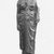  <em>Isis</em>, 1st century C.E. Basalt, 38 1/2 × 15 × 13 in., 231 lb. (97.8 × 38.1 × 33 cm, 104.78kg). Brooklyn Museum, Charles Edwin Wilbour Fund, 74.220. Creative Commons-BY (Photo: Brooklyn Museum, CUR.74.220_NegA_print_bw.jpg)