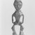 Lega. <em>Figure (Iginga)</em>, late 19th or early 20th century. Wood, plastic beads, 11 x 3 3/4 x 2 1/2 in. (27.9 x 9.5 x 6.4 cm). Brooklyn Museum, Gift of Marcia and John Friede, 74.66.1. Creative Commons-BY (Photo: Brooklyn Museum, CUR.74.66.1_print_front_bw.jpg)