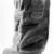  <em>Kaemwaset Kneeling with an Emblem of Hathor</em>, ca. 1400-1390 B.C.E. Granite, pigment, 26 1/8 x 10 1/4 x 17 13/16in. (66.3 x 26 x 45.3cm). Brooklyn Museum, Gift of Christos G. Bastis, 74.97. Creative Commons-BY (Photo: Brooklyn Museum, CUR.74.97_side_bw.jpg)