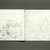 William Trost Richards (American, 1833-1905). <em>Sketchbook, Adirondack Subjects</em>, 1863. Graphite on paper, 4 3/4 x 8 in. Brooklyn Museum, Gift of Edith Ballinger Price, 75.15.5 (Photo: Brooklyn Museum, CUR.75.15.5_view20.jpg)