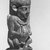 Nubian. <em>Figure of the God Pataikos</em>, ca. 716 B.C.E. Faience, 2 5/16 x 1 1/16 x 7/8 in. (5.9 x 2.7 x 2.3 cm). Brooklyn Museum, Charles Edwin Wilbour Fund, 75.166. Creative Commons-BY (Photo: Brooklyn Museum, CUR.75.166_NegID_NegL-708-12A_print_bw.jpg)