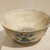  <em>Bowl with Lotus Blossoms</em>, 15th century. Ceramic; fritware, painted in cobalt blue under a transparent glaze; some iridescence, 4 x 8 5/8 in. (10.2 x 21.9 cm). Brooklyn Museum, Designated Purchase Fund, 75.56. Creative Commons-BY (Photo: Brooklyn Museum, CUR.75.56_interior.jpg)