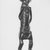Zande. <em>Yanda Figure (Nazeze Type)</em>, 20th century. Wood, plastic beads, 11 1/2 x 3 1/2 x 2 1/2 in. (29.5 x 8.7 x 6.3 cm). Brooklyn Museum, Gift of Marcia and John Friede, 75.82.5. Creative Commons-BY (Photo: Brooklyn Museum, CUR.75.82.5_print_bw.jpg)