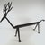  <em>Deer</em>. Wrought iron, 24 1/2 x 8 1/2 x 31 in. (62.2 x 21.6 x 78.7 cm). Brooklyn Museum, Gift of Morton D. May, 75.85. Creative Commons-BY (Photo: Brooklyn Museum, CUR.75.85_top_PS5.jpg)