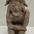 Jama-Coaque. <em>Seated Figure</em>, 500 B.C.E.–C.E.500. Ceramic, pigment?, 9 × 5 × 4 3/4 in. (22.9 × 12.7 × 12.1 cm). Brooklyn Museum, Gift of Egizia Modiano, 76.166.3. Creative Commons-BY (Photo: Brooklyn Museum photgoraph, CUR.76.166.3_front.jpg)