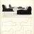 Roberto Matta (Chilean, 1911-2002). <em>One of Five-Piece "Malitte" Cushion System</em>, designed 1966; manufactured ca. 1970. Upholstery: nylon and vinyon. Seating: polyurethane foam, 32 1/2 x 48 x 24 1/2 x 48 in. (82.6 x 121.9 x 62.2 x 121.9 cm). Brooklyn Museum, Gift of Knoll International, Inc., 78.128.1. © artist or artist's estate (Photo: , CUR.78.128.1-.5_diagram.jpg)