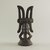 Igbo, Okoba. <em>Figure (Ikenga)</em>, early 20th century. Wood, 8 1/4in. (21cm). Brooklyn Museum, Gift of Mr. and Mrs. Uzi Zucker, 79.117.1. Creative Commons-BY (Photo: Brooklyn Museum, CUR.79.117.1_front_PS5.jpg)