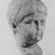 Roman. <em>Nero (?)</em>, 30 B.C.E.-50 C.E. Marble, 10 5/8 × 6 13/16 × 7 1/8 in. (27 × 17.3 × 18.1 cm). Brooklyn Museum, Gift of Julius J. Ivanitsky in memory of his parents, Jacob and Ida Ivanitsky, 79.119.1. Creative Commons-BY (Photo: Brooklyn Museum, CUR.79.119.1_NegF_print_bw.jpg)