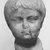 Roman. <em>Nero (?)</em>, 30 B.C.E.-50 C.E. Marble, 10 5/8 × 6 13/16 × 7 1/8 in. (27 × 17.3 × 18.1 cm). Brooklyn Museum, Gift of Julius J. Ivanitsky in memory of his parents, Jacob and Ida Ivanitsky, 79.119.1. Creative Commons-BY (Photo: Brooklyn Museum, CUR.79.119.1_NegG_print_bw.jpg)