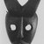 Ogoni. <em>Face Mask with Two Curved Horns</em>, early 20th century. Wood, 9 3/4 x 6 x 4 1/2 in. (24.7 x 15.3 x 11.4 cm). Brooklyn Museum, Gift of Dr. and Mrs. Abbott A. Lippman, 80.152. Creative Commons-BY (Photo: Brooklyn Museum, CUR.80.152_print_bw.jpg)