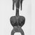 Bamana. <em>Marionette Figure Headdress</em>, late 19th-early 20th century. Wood, metal, 31 1/4 x 9 3/4 x 9 in. (79.4 x 24.8 x 22.9 cm). Brooklyn Museum, Gift of Dr. and Mrs. Robert A. Mandelbaum, 81.1. Creative Commons-BY (Photo: Brooklyn Museum, CUR.81.1_print_front_bw.jpg)