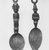  <em>Spoon</em>. Wood, L: 9 1/4 in. (23.5 cm). Brooklyn Museum, Gift of Mrs. William R. Maris, 81.45.2. Creative Commons-BY (Photo: , CUR.81.45.2_81.45.3_print_front_bw.jpg)