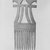 Dida. <em>Comb</em>, late 19th or early 20th century. Ivory, 4 in. (9.8 cm). Brooklyn Museum, Gift of Eric Robertson, 81.9. Creative Commons-BY (Photo: Brooklyn Museum, CUR.81.9_print_bw.jpg)