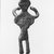 Syro-Lebanese. <em>Standing Figure</em>, 2000-1500 B.C.E. Bronze, 3 1/8 x 1 7/16 in. (7.9 x 3.6 cm). Brooklyn Museum, Gift of Jonathan P. Rosen, 82.116.13. Creative Commons-BY (Photo: Brooklyn Museum, CUR.82.116.13_negD_bw.jpg)