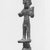 Hittite. <em>Standing Male Figure</em>, 1750-1600 B.C.E. Copper, 2 15/16 x 7/8 in. (7.5 x 2.3 cm). Brooklyn Museum, Gift of Jonathan P. Rosen, 82.116.2. Creative Commons-BY (Photo: Brooklyn Museum, CUR.82.116.2_negC_bw.jpg)