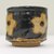 Kato Kobei (Japanese, born 1930). <em>Sake Cup</em>, ca. 1965. Stoneware; Kuro-Oribe ware, 2 1/8 x 2 1/4 in. (5.4 x 5.7 cm). Brooklyn Museum, Gift of Martin Greenfield, 82.119.9. Creative Commons-BY (Photo: Brooklyn Museum, CUR.82.119.9_side1.jpg)
