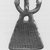 Senufo. <em>Divination Instrument</em>, late 19th or early 20th century. Copper alloy, h: 2 1/4 in. (5.7 cm). Brooklyn Museum, Gift of Mr. and Mrs. Arnold Syrop, 82.215.5. Creative Commons-BY (Photo: Brooklyn Museum, CUR.82.215.5_print_bw.jpg)