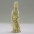  <em>Figurine</em>, 18th century. Ivory, 9 x 2 3/4 in. (22.9 x 7 cm). Brooklyn Museum, Gift of Stanley J. Love, 84.195.7. Creative Commons-BY (Photo: , CUR.84.195.7.jpg)