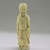  <em>Figurine</em>, 18th century. Ivory, 8 x 2 3/4 in. (20.3 x 7 cm). Brooklyn Museum, Gift of Stanley J. Love, 84.195.8. Creative Commons-BY (Photo: , CUR.84.195.8.jpg)