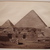 Antonio Beato (Italian and British, ca. 1825-ca.1903). <em>Pyramids at Giza (View from northeast of the pyramids of Chephren and Cheops)</em>, late 19th century. Albumen silver photograph, image/sheet: 7 3/4 x 10 1/4 in. (19.7 x 26 cm). Brooklyn Museum, Gift of Matthew Dontzin, 85.305.2 (Photo: Brooklyn Museum, CUR.85.305.2.jpg)