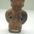  <em>Whistle Figurine</em>. Ceramic, 3 3/16 x 2 1/4 x 1 11/16 in. (8.1 x 5.7 x 4.3 cm). Brooklyn Museum, Gift of Jonathan, Peter, and Timothy Zorach, 86.107.5. Creative Commons-BY (Photo: Brooklyn Museum, CUR.86.107.5_back.jpg)