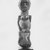 Fon. <em>House Guardian Figure (Bochio)</em>, late 19th or early 20th century. Wood, 25 x 7 in. (63.5 x 17.8 cm). Brooklyn Museum, Gift of Dr. and Mrs. Abbott A. Lippman, 86.162.2. Creative Commons-BY (Photo: Brooklyn Museum, CUR.86.162.2_print_front_bw.jpg)