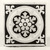 American Encaustic Tile Company Ltd. (1875-1935). <em>Tile</em>, ca. 1880. Glazed earthenware, 3 x 3 in. (7.6 x 7.6 cm). Brooklyn Museum, Gift of Kevin L. Stayton, 86.17.2 (Photo: Brooklyn Museum, CUR.86.17.2_bw.jpg)