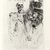 Lovis Corinth (German, 1858-1925). <em>The Artist and Death I (Der Kunstler und der Tod I)</em>, 1916. Etching and drypoint on laid paper, Image (Plate): 10 1/2 x 7 15/16 in. (26.7 x 20.2 cm). Brooklyn Museum, Gift of Dr. Bertram H. Schaffner, 86.216 (Photo: Brooklyn Museum, CUR.86.216.jpg)