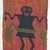 Paracas Necropolis. <em>Textile or Mantle Border Fragment</em>, 200-600 C.E. Camelid fiber, 39 3/4 x 6 1/2 in. (101 x 16.5 cm). Brooklyn Museum, Gift of the Ernest Erickson Foundation, Inc., 86.224.102. Creative Commons-BY (Photo: Brooklyn Museum, CUR.86.224.102_detail4.jpg)