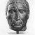  <em>Head of a Mature Man</em>, early 2nd century B.C.E. Basalt, 6 1/2 x 4 3/4 x 7 1/2 in. (16.5 x 12.1 x 19.1 cm). Brooklyn Museum, Gift of the Ernest Erickson Foundation, Inc., 86.226.14. Creative Commons-BY (Photo: Brooklyn Museum, CUR.86.226.14_NegA_print_bw.jpg)