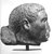  <em>Head of a Mature Man</em>, early 2nd century B.C.E. Basalt, 6 1/2 x 4 3/4 x 7 1/2 in. (16.5 x 12.1 x 19.1 cm). Brooklyn Museum, Gift of the Ernest Erickson Foundation, Inc., 86.226.14. Creative Commons-BY (Photo: Brooklyn Museum, CUR.86.226.14_NegD_print_bw.jpg)