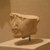  <em>Royal Head</em>, ca. 1352-1332 B.C.E. Limestone, pigment, 1 3/4 x 2 1/16 x 2 7/16 in. (4.5 x 5.2 x 6.2 cm). Brooklyn Museum, Gift of the Ernest Erickson Foundation, Inc., 86.226.20. Creative Commons-BY (Photo: Brooklyn Museum, CUR.86.226.20_wwg7.jpg)