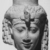  <em>Head of a Queen or Goddess</em>, ca. 230 B.C.E. Limestone, 4 1/4 x 3 1/8 in. (10.8 x 7.9 cm). Brooklyn Museum, Gift of the Ernest Erickson Foundation, Inc., 86.226.32. Creative Commons-BY (Photo: , CUR.86.226.32_NegID_L566_15A_print_bw.jpg)