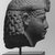  <em>Head of a Queen or Goddess</em>, ca. 230 B.C.E. Limestone, 4 1/4 x 3 1/8 in. (10.8 x 7.9 cm). Brooklyn Museum, Gift of the Ernest Erickson Foundation, Inc., 86.226.32. Creative Commons-BY (Photo: Brooklyn Museum, CUR.86.226.32_negL_566_18A_bw.jpg)