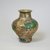  <em>Vase</em>, 12th century. Ceramic, green glaze, 5 1/16 x 4 1/8 in. (12.8 x 10.5 cm). Brooklyn Museum, Gift of the Ernest Erickson Foundation, Inc., 86.227.79. Creative Commons-BY (Photo: Brooklyn Museum, CUR.86.227.79_view2.jpg)